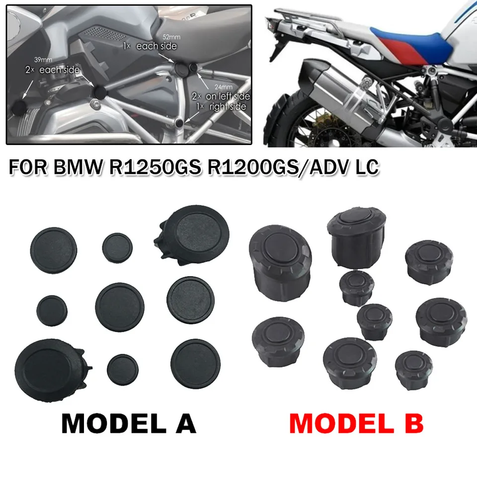 Obálka krytu otvorov na motocykelový ráme