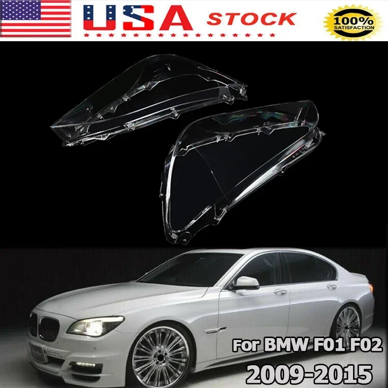 Obálka objektívu svetlometov pre BMW 7 Series F01 F02 740I 750LI 760I 2009-2015