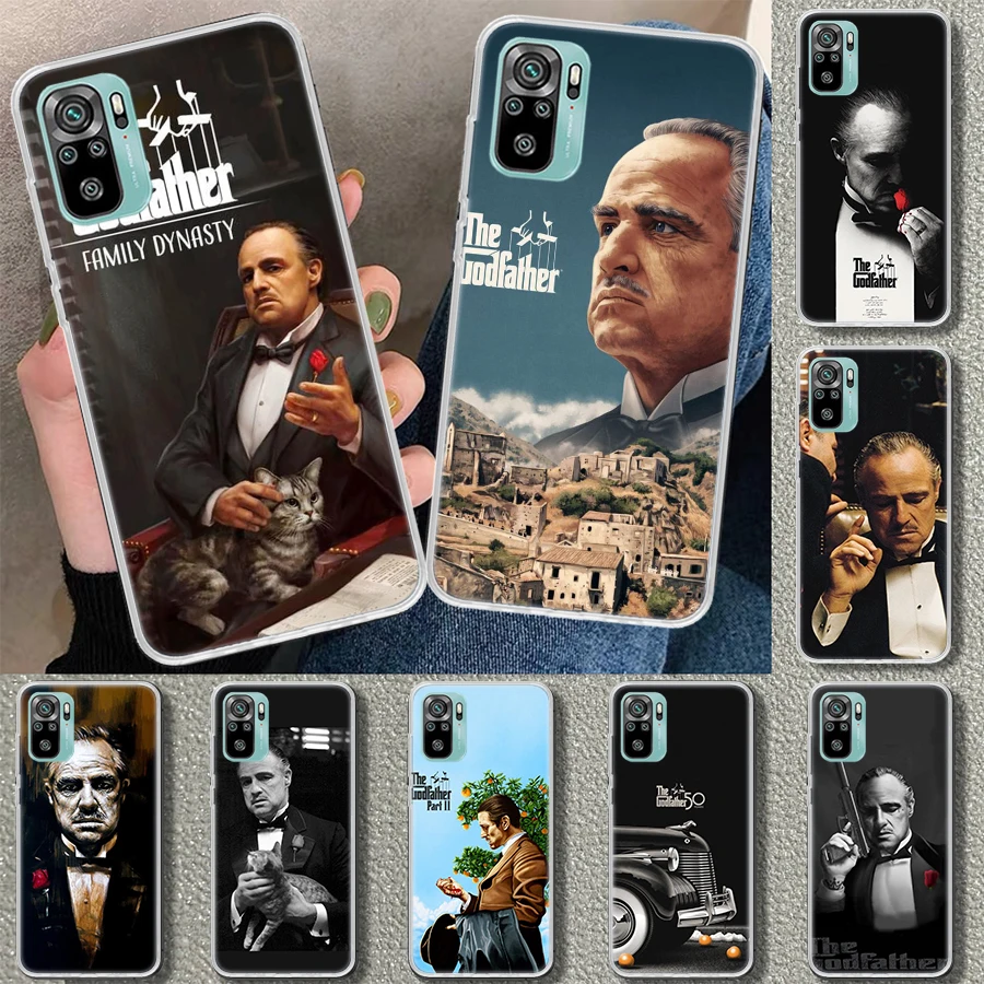 Obálka puzdra telefónu Godfather TV pre Xiaomi Redmi Poznámka 13 12S 12 11S 11T 11E 10 Pro 10s 9 9S 9t 8t 8t 7 Plus Coque Case Case