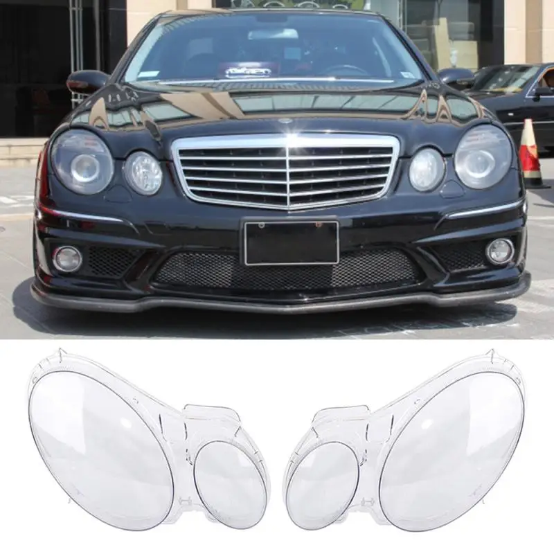Obálka výmeny svetlometov Clear Lens Lamshade Na 2004 2005 2006 2007 2009 2009 Benz W211 E240 E200 E280 E300 Príslušenstvo pre auto