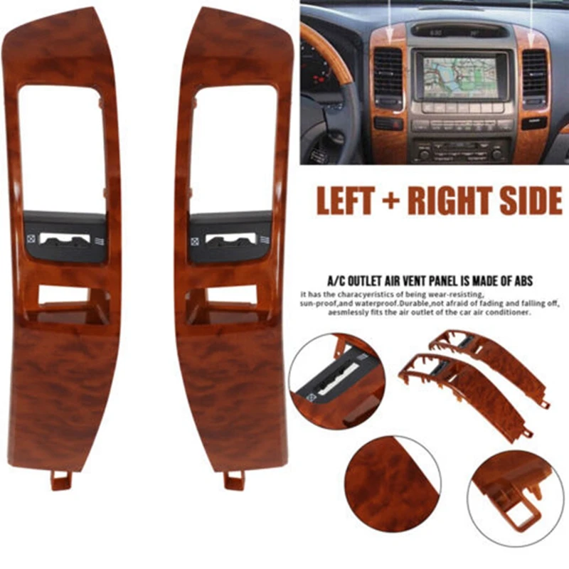 Obálka vývodu klimatizácie s klimatizáciou 1pair pre Toyota Land Cruiser Prado 120 GX470 Výmena dielov príslušenstvo