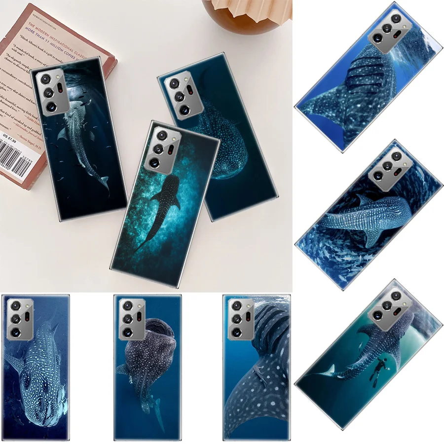 Ocean Whale Shark Plavecké puzdro pre puzdro pre Galaxy Samsung A03 A03S A13 A23 A33 A53 A73 A54 A34 A24 A14 5G A04 A04S A9 A9 A8 A8 A6 PL