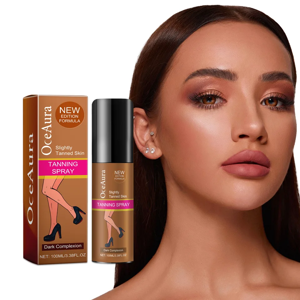Oceaura 100 ml opaľovacie panva Mousse Cream Self Tanner Bronzer Okamžitá výživa prirodzeného slnečného slnečného žiarenia mlieka
