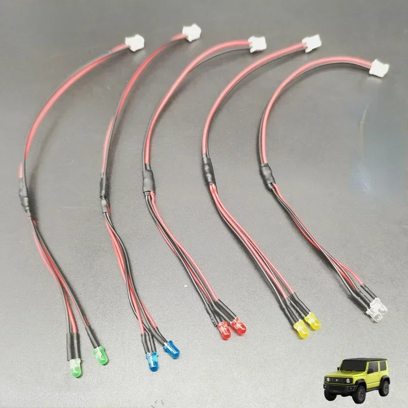 Oceľová súprava lana a LED svetlo kábel pre Xiaomi Suzuki Jimny 1/16 RC Crawler Car Upgrade Dety Doplnky Doplnky