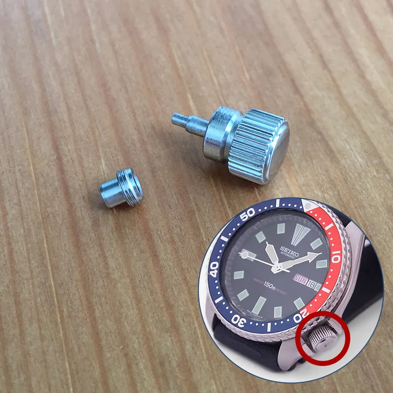 Oceľová vodotesná koruna pre automatické hodinky Seiko ProSpex 41 mm