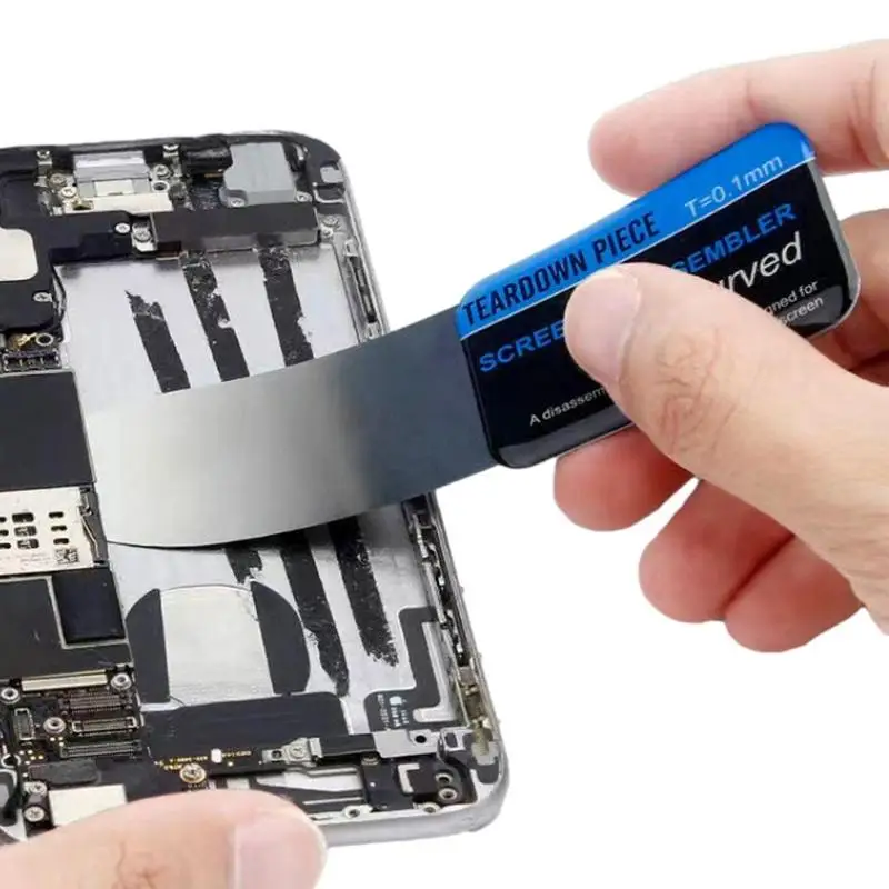 Oceľové kovové opravy mobilného telefónu Nástroj Ultra tenký flexibilný mobilný telefón zakrivené LCD obrazovky Demontáž otvárania nástroja na otváranie karty