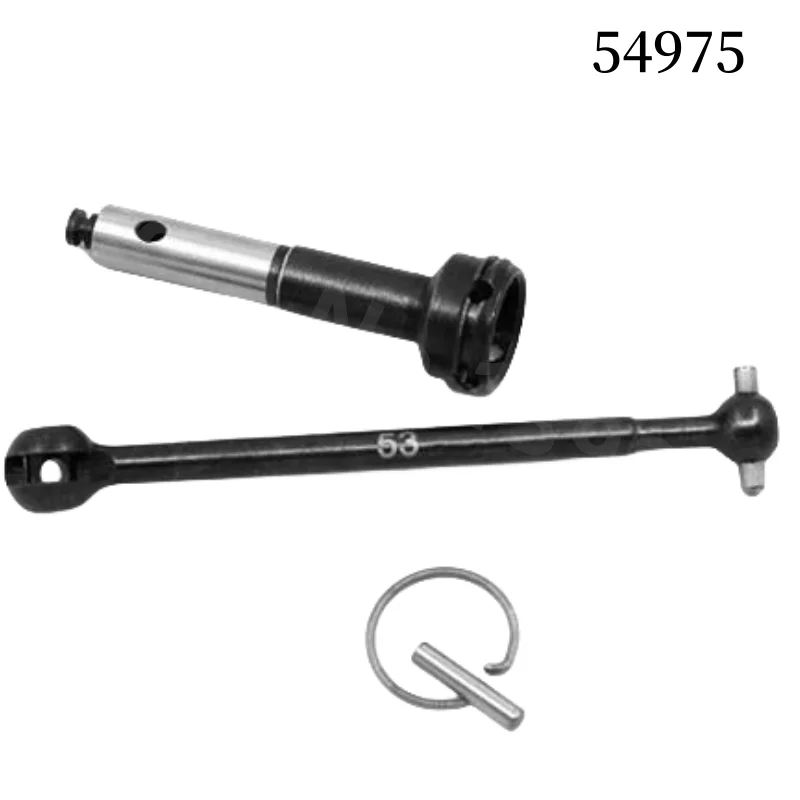 Oceľový univerzálny hnací hriadeľ CVD vrtuľový hriadeľ pre 1/10 TAMIYA 54975 TC01 RC Auto Parts Accessories