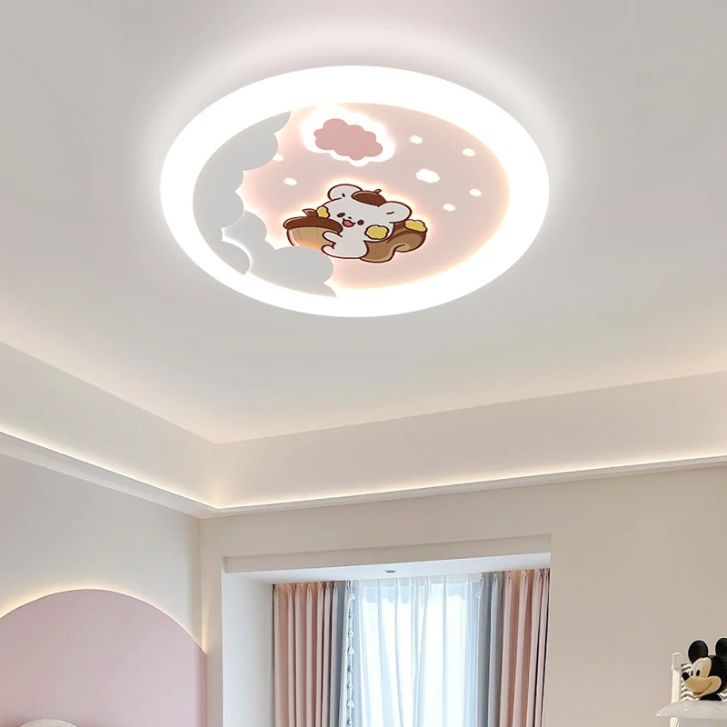 Ochrana detskej izby na ochranu očí stropná lampa Spálňa lampa izba stropná lampa Boys and Girls Cartoon Princess Room Astronaut Lamps