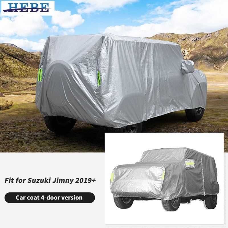 Ochrana karosérie spoločnosti Hebe Cover Slnko Ochrana pred Suzuki Jimny 4-dvere 2019 2020 2021 2022 2023 2024 Vonkajšie príslušenstvo automobilu
