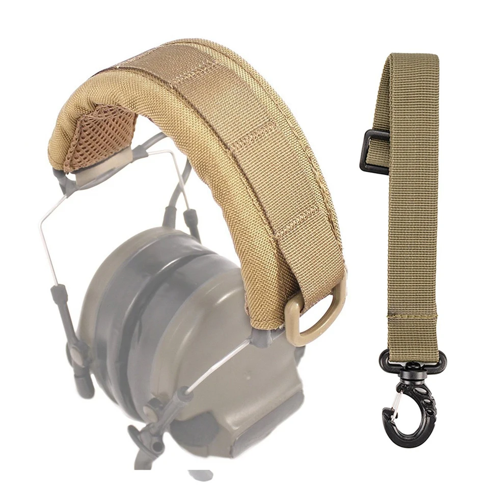 Ochrana krytu s modulárnym headsetom Ochrana Molle Headband Tactical Earmuffs Mikrofónne Shooting Shooting Slúchadlá