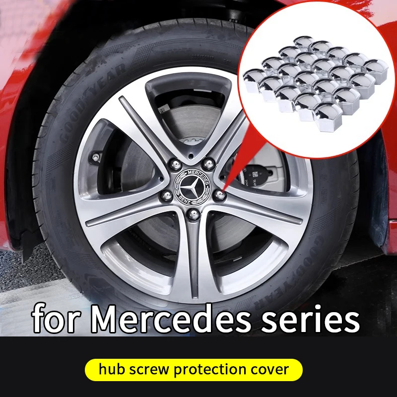 Ochrana krytu skrutky náboja pre Mercedes GLE W166 W167 X167 W205 W206 W213 X253 X254 X247 W222 W223