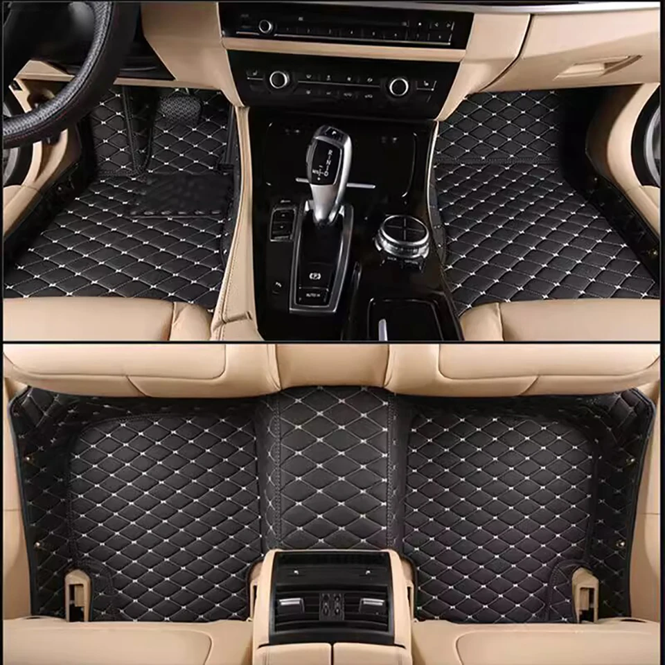 Ochrana na mieru za každé počasie Artificial Diamond Diamond Floor Mats for Kia Karnival KA4 2020 ~ 2023