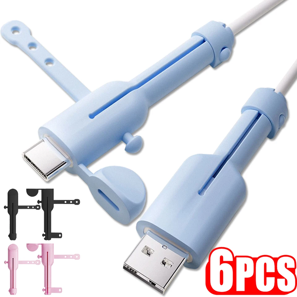 Ochrana na nabíjačke mäkkej nabíjačky nabíjačky USB Typ C / Micro USB Dátový kábel proti zlomeninovému šetričovi pre správu drôtov pre spoločnosť Samsung