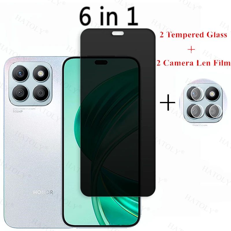 Ochrana protivzdušnej obrazovky pre Honor X8B ochrana ochrany osobných údajov pre česť x8b x8 b Full Cover Glass pre česť x8b sklo 6,7 palca