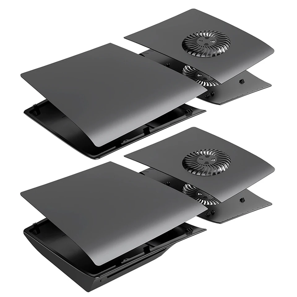 Ochrana s puškovým obalom pre push PS5 Pro Disc/Digital Edition Console Cover Cover Abs Tvrdé puzdro Prašové puzdro pre bočnú dosku pre bočnú dosku pre bočnú dosku
