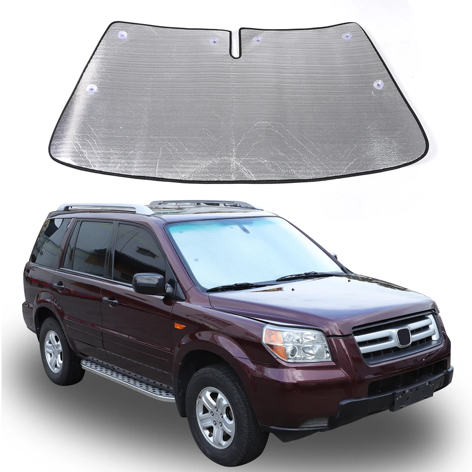 Ochrana slnečného odtieňa auta Slnečné okno Sunshade Cover pre Honda Pilot 2003-2008 Automatické interiérové ​​príslušenstvo