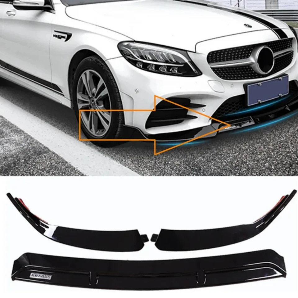Ochrana spojača rozptyľovača predného pery pre Mercedes Benz C 、 E 、 CLA 、 A 、 GLC -trieda pre W205 W213 W177 W117