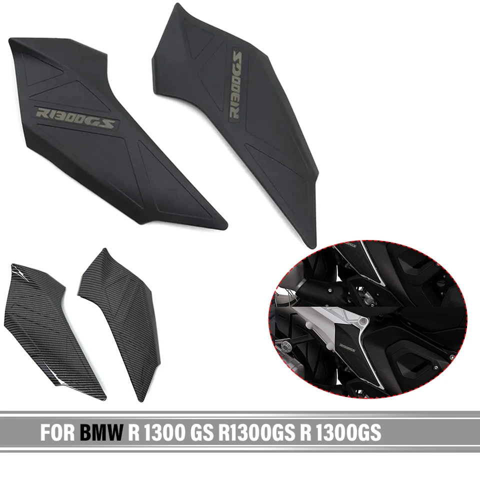 Ochrana strážcu motocyklového rámu Chránič ľavého pravého kapotáru pokrývajú čierny uhlík pre BMW R 1300 GS R1300GS R 1300GS R1300GS