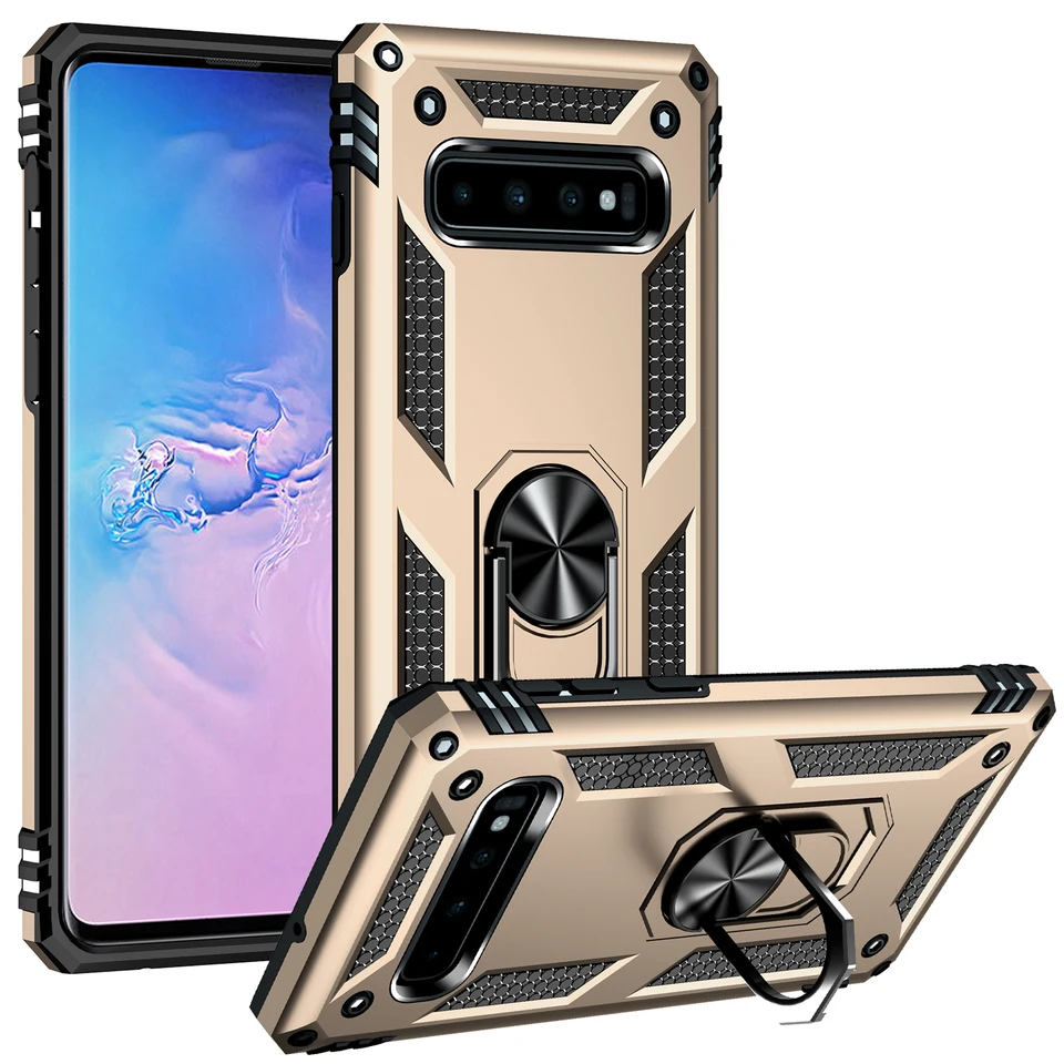 Ochrana vojenskej triedy Kickstandom pre Samsung Galaxy S7 S8 S8Plus S9 S9Plus S10 S10E S10E S10 5G Case