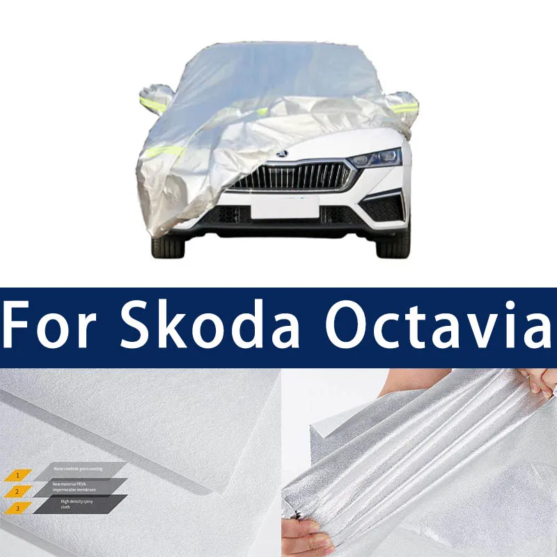 Ochrana vonkajšieho vnútorného UV ochrany pred slnkom a odolnosť proti škrabaniu pre Dáždňový automobil so Škodou Octavia