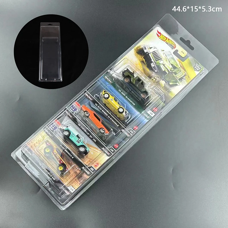Ochranca v hotwheels pre 5 kariet Základné kolesá automobilová kultúra Transport Fleet Series Card Card Card Case Case