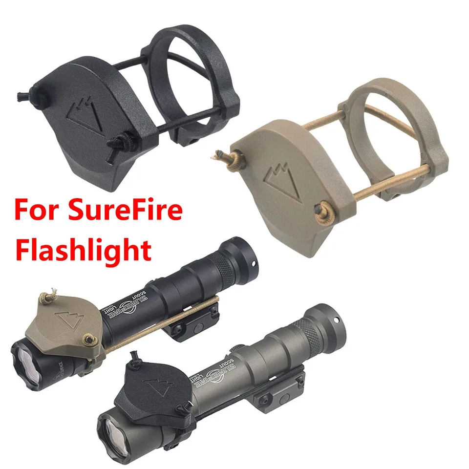 Ochranná krytka baterky Svetlo Svetlo šošovky pre Surefire M300 M600 M952V M951 Modlite Scout Light Protector