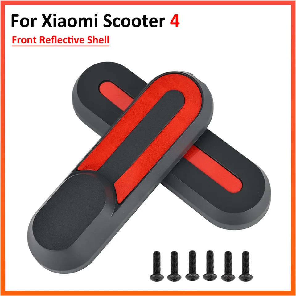 Ochranná schránka na prednom vidlici pre elektrický skúter Xiaomi 4 Červené odrazové nálepky Náhradné diely