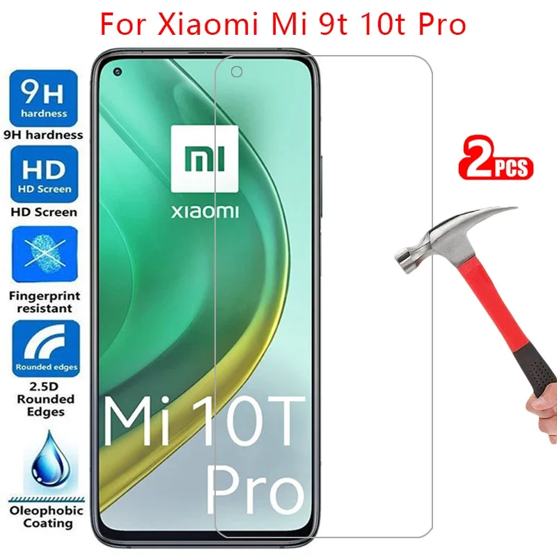 Ochranná sklenená sklenená obrazovka pre Xiaomi Mi 9T 10T Pro 5G Case Cover na 9 10 T9 T9 T10 9TPRO 10TPRO OCHRANA PHOPE COQUE BAG