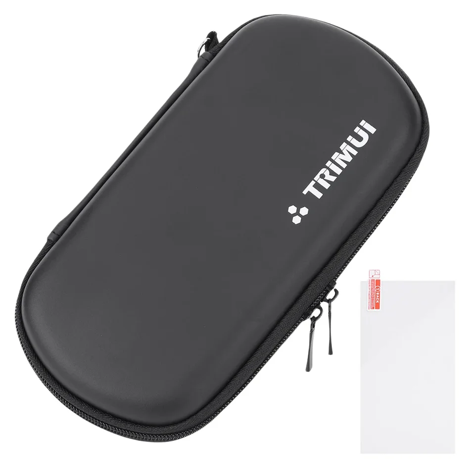 Ochranné puzdro Eva s temperovaným skleneným filmom Tvrdé škrupiny Storage Bag Shock odolný pre ručnú hernú konzolu Trimui Smart Pro