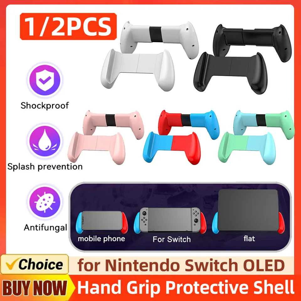 Ochranné puzdro na rukoväť rukoväť Ergonomic Game Console Support Grip Držiteľ pre Nintendo prepínač OLED