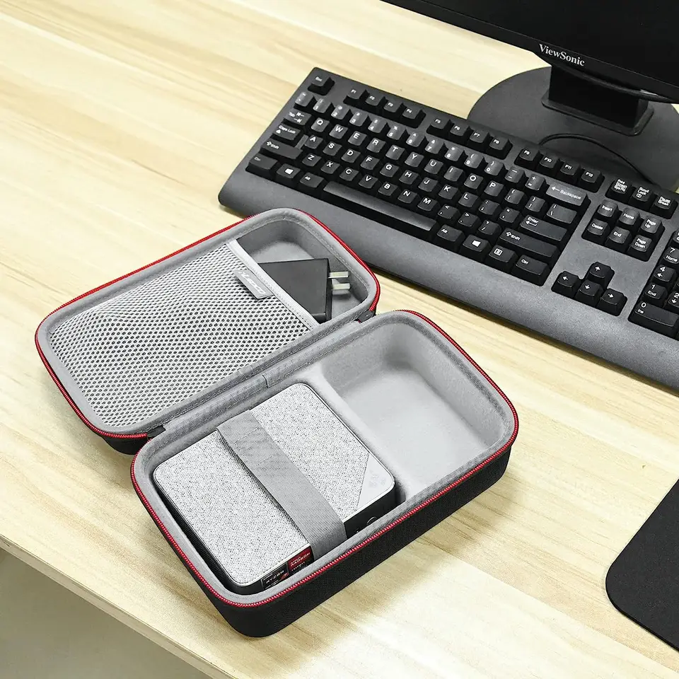 Ochranné puzdro na tvrdé cestovanie pre PC Beelink Ser7 Mini PC, Shockproop Atter cestovné ochranné úložné vrecko pre Beelink Ser7 Mini PC