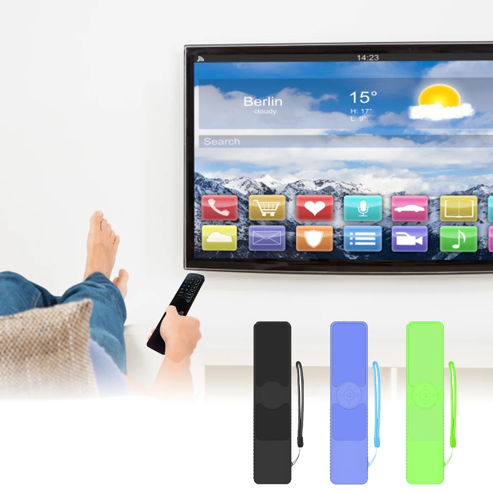 Ochranné puzdro pre 4S XMRM-010 X10 Smart TV hlasový diaľkový ovládací kryt ochrancu ochrancom s kremíkmi proti kvapkaniu