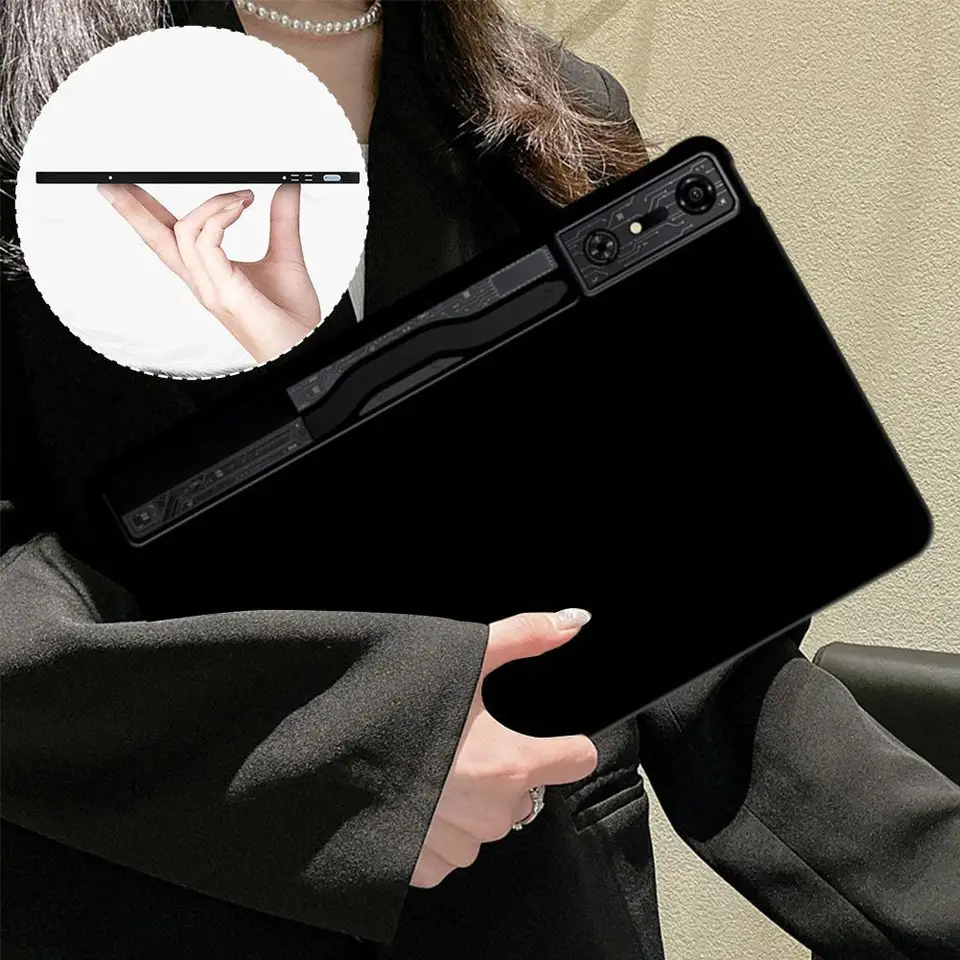 Ochranné puzdro pre Nubia Red Magic Pro 10,9 palca Tablet Ochranný kryt zadného plášťa Shock odolný proti Soft Soft TPU No Lid Black Black