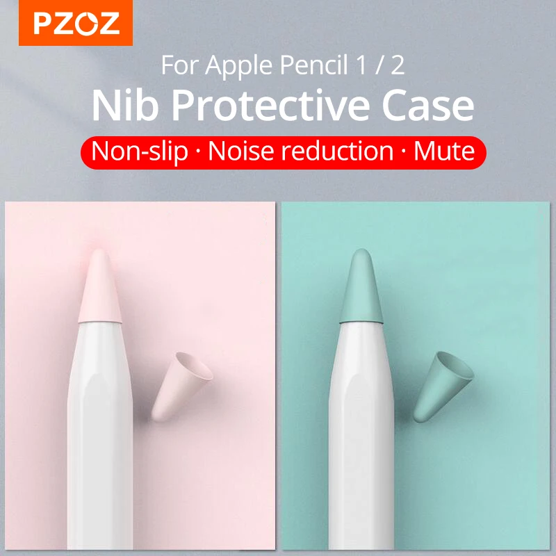 Ochranné puzdro PZOZ 8PCS pre Apple Pencil 1 2st Pen Point Stylus Penpoint Cover Cover Silikone Protector Puzdro pre puzdro Apple Pencil2