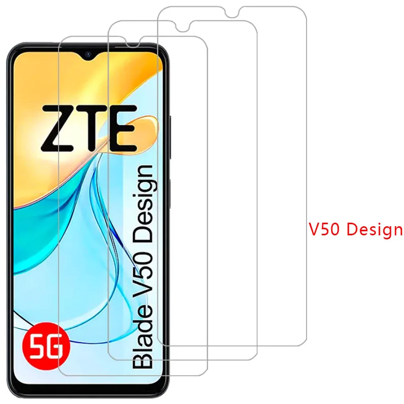 Ochranné sklo na obrazovku pre Zte Blade V50 Design Puzdový telefón na bladev50 v 50 50v V50Design zadný kryt 360 ochranný kryt 360