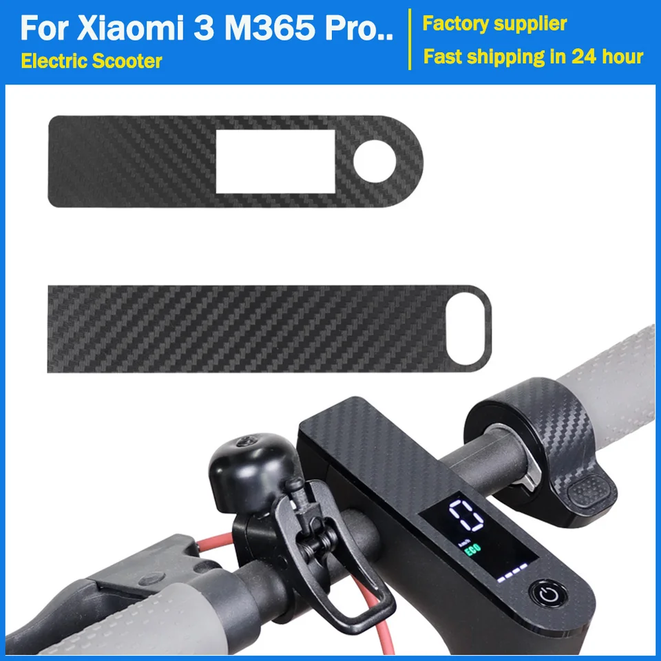 Ochranné sklíčko Film Secootter Accelerator Sticker Scooter Central Carbon Fiber PVC Puzdro pre príslušenstvo Xiaomi M365 PRO