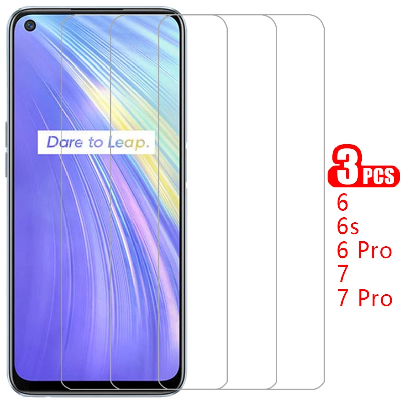 Ochranné temperované sklo pre Realme 6 7 Pro 6s Chránič obrazovky na Realme6 S Realme7 4G 5G 6Pro 7Pro Film Realmi Real Me
