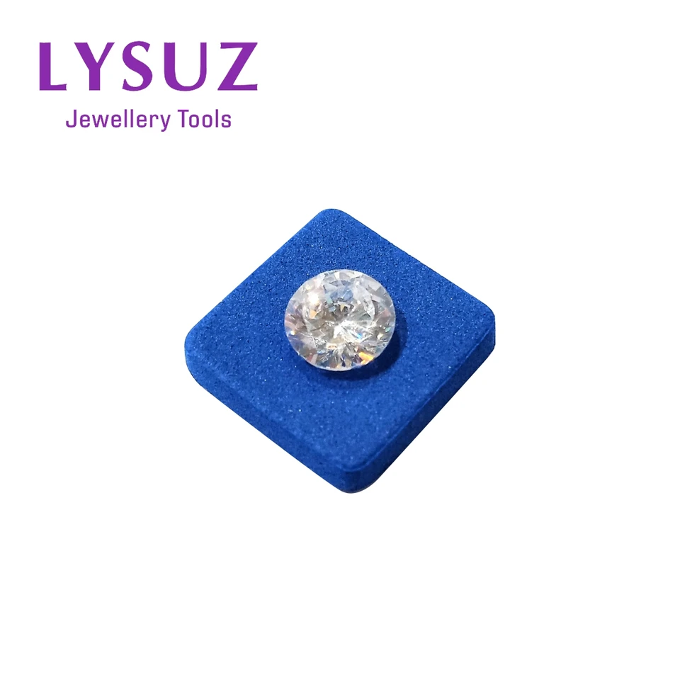 Ochranné vankúše s diamantovým spodným hrotom Použitie s balíkovým papierom chránte diamant pred klepaním voľného drahokamového modrého špongie rohož Lysuz