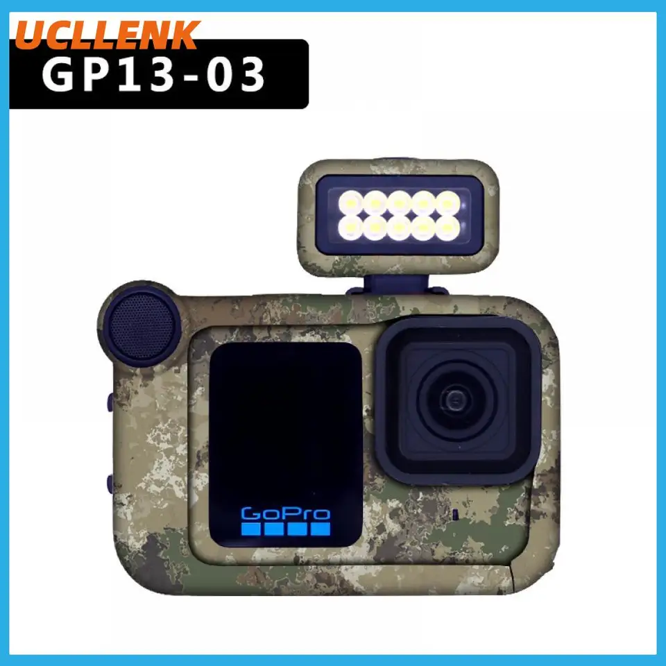 Ochranný film Body Frame pre GoPro 13 Personalizovaná vodotesná dekorácia PVC Nálepka pre GOPRO 13 Sports Camera Accessories