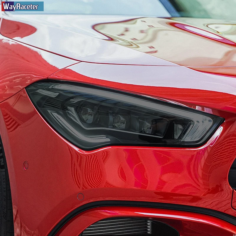 Ochranný film pre svetlometový film Taillight Black Transparent Sticker pre Mercedes Benz CLA CLA CLA C117 X117 W117 C118 X118 AMG CLA45