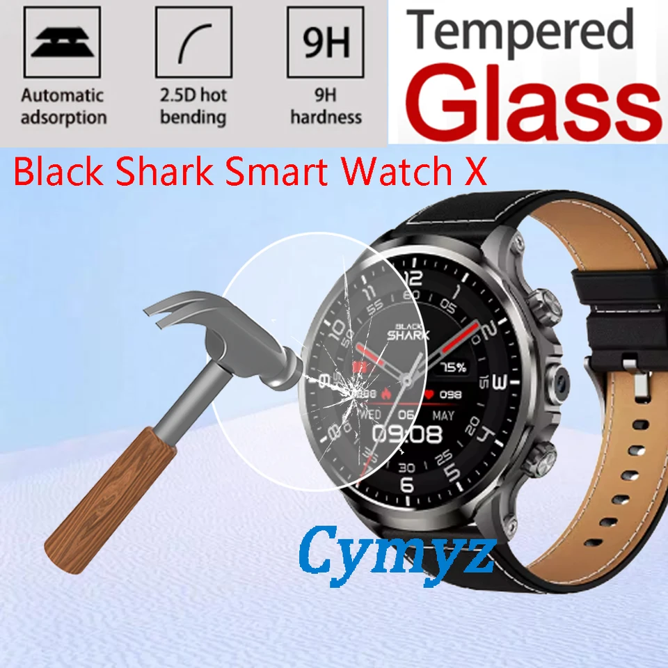 Ochranný film Smartwatch pre tvrdé sklo pre Black Shark Smart Watch X Smart Watch Temperted Glass Screen Chráni kryt
