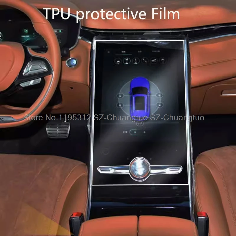 Ochranný film TPU pre MG Marvel R Electric 2021 2022 19,4 palca Infotainment Rádio GPS navigačné anti-štrbinové príslušenstvo