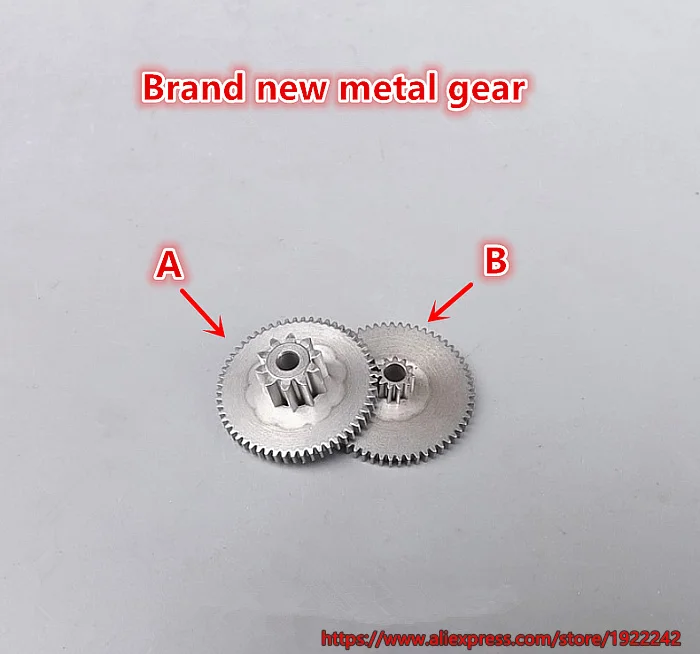 OD 17,5 mm 0,3 m 57T Duplex-Gear, 0,3 m 11t 0,6 m 10t Pinion Metal Gear pre prevodovú skrinku