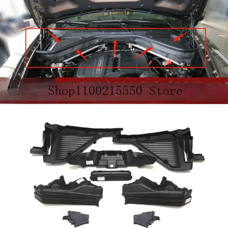 Oddelenie priehradky brány firewall s tepelným štítom pre BMW X5 X6 E70 E71 2007-2014