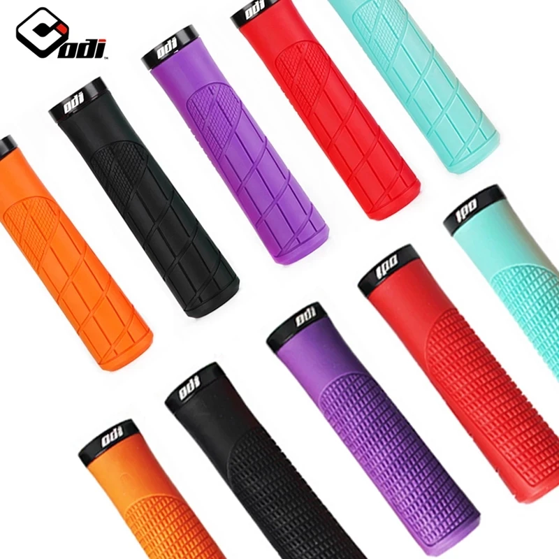 ODI MTB Rukoväte bicyklov Silikón Anti-Skid Mountain Bicycle Grip Lock Lock Rover rukoväte rukoväte pre rukoväte pre 22,2 mm riadidlá
