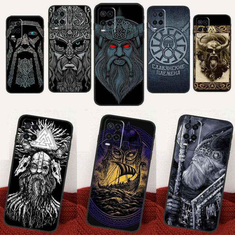 Odin Slavic Gods Case pre Oppo A98 A78 A58 A96 A76 A16 A53S A57S A15 A5 A9 A54 A74 A94 A52 A72 A91 A91 A17 A77 A77 A77