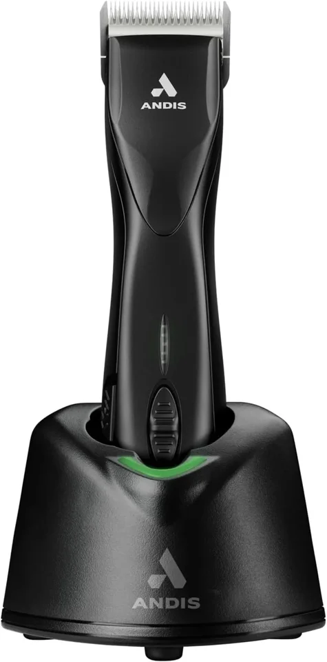 Odnímateľná čepeľ Clipper bezdrôtový zvierací psov starostlivosť o odnímateľnú lítium -iónovú batériu nabíjanie svetlo čierna