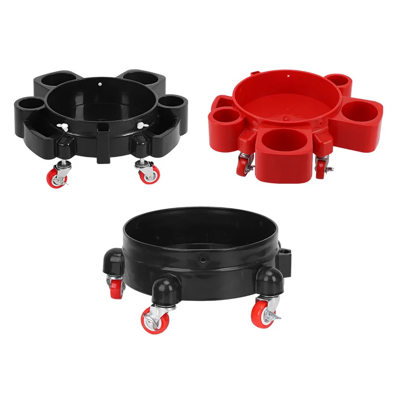 Odolné rolovacie vedro Dolly s 5 valivými otočnými kolieskmi umývanie automobilov s detailom Caddy Automotive Wash Bucket Vložka uzamykacieho kolieska