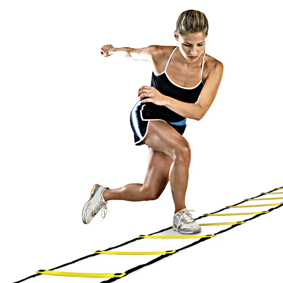 Odolný 5 priečok 10 stôp 2,7 m agility rebrík pre futbalový rýchlosť tréningu