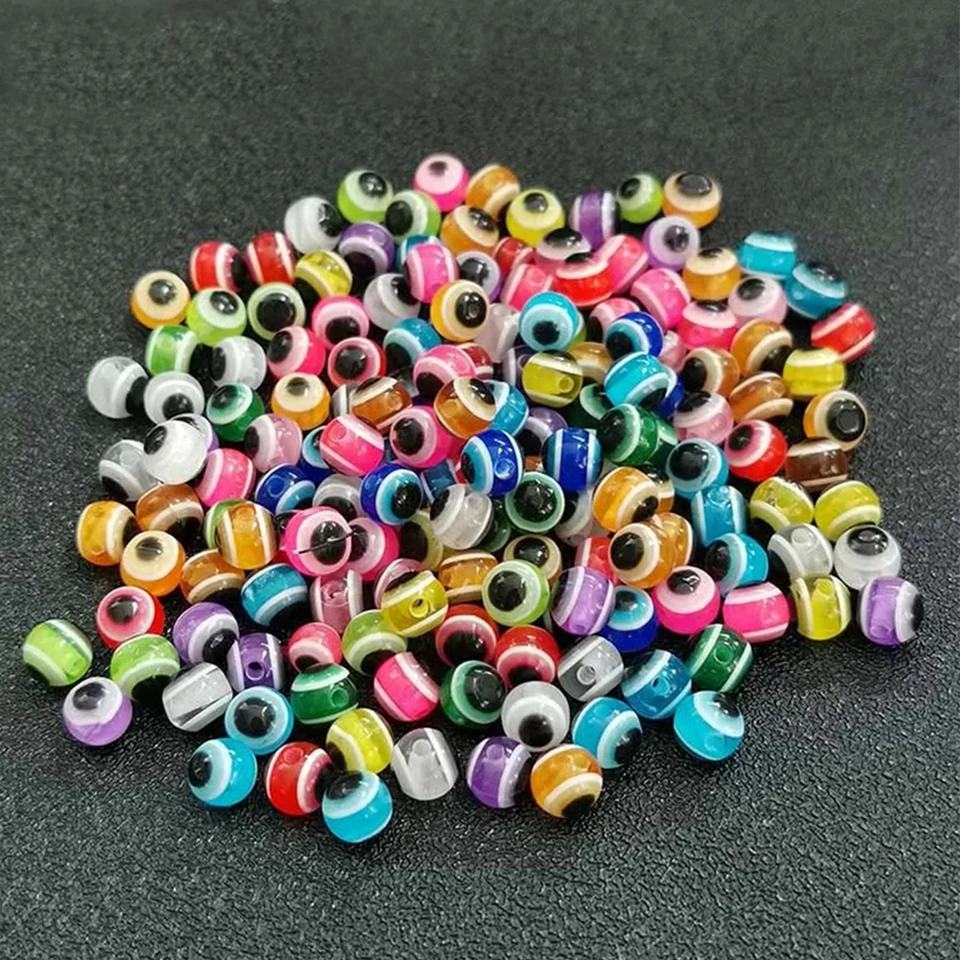 Odolný rybársky vysoko kvalitný Pekne navrhnutý 4 mm/5 mm/6 mm/8 mm/10 mm/12 mm rybí oči Rybárske korálky na liek na muchy